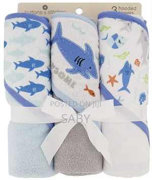 3 Piece Hooded Towel, 3 Piece Washcloths