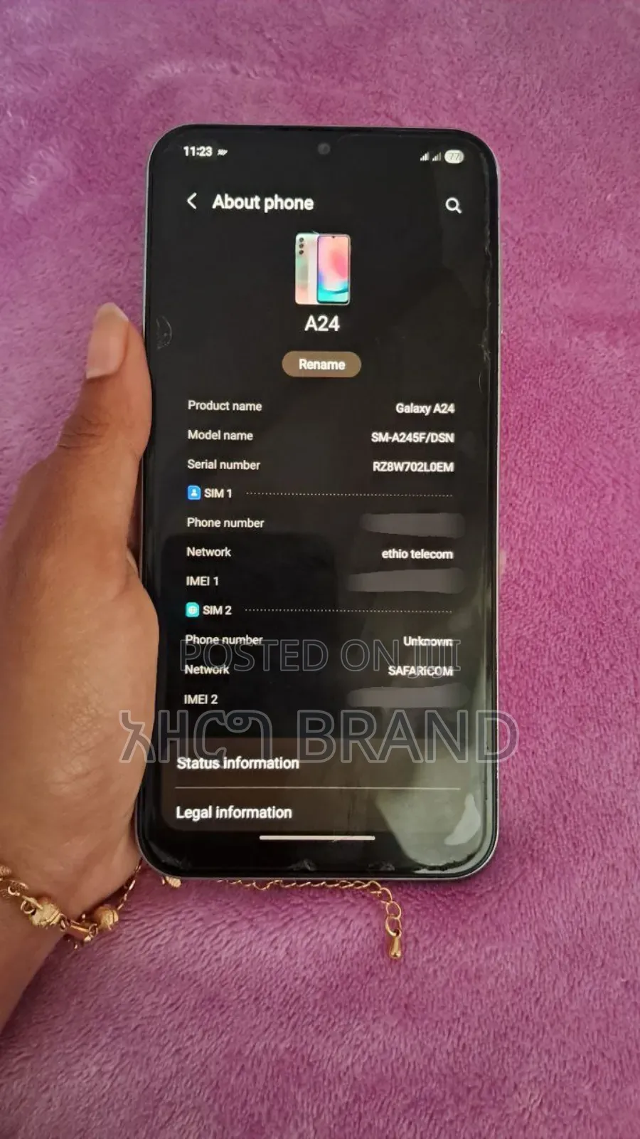 Samsung Galaxy A24 128 GB Silver