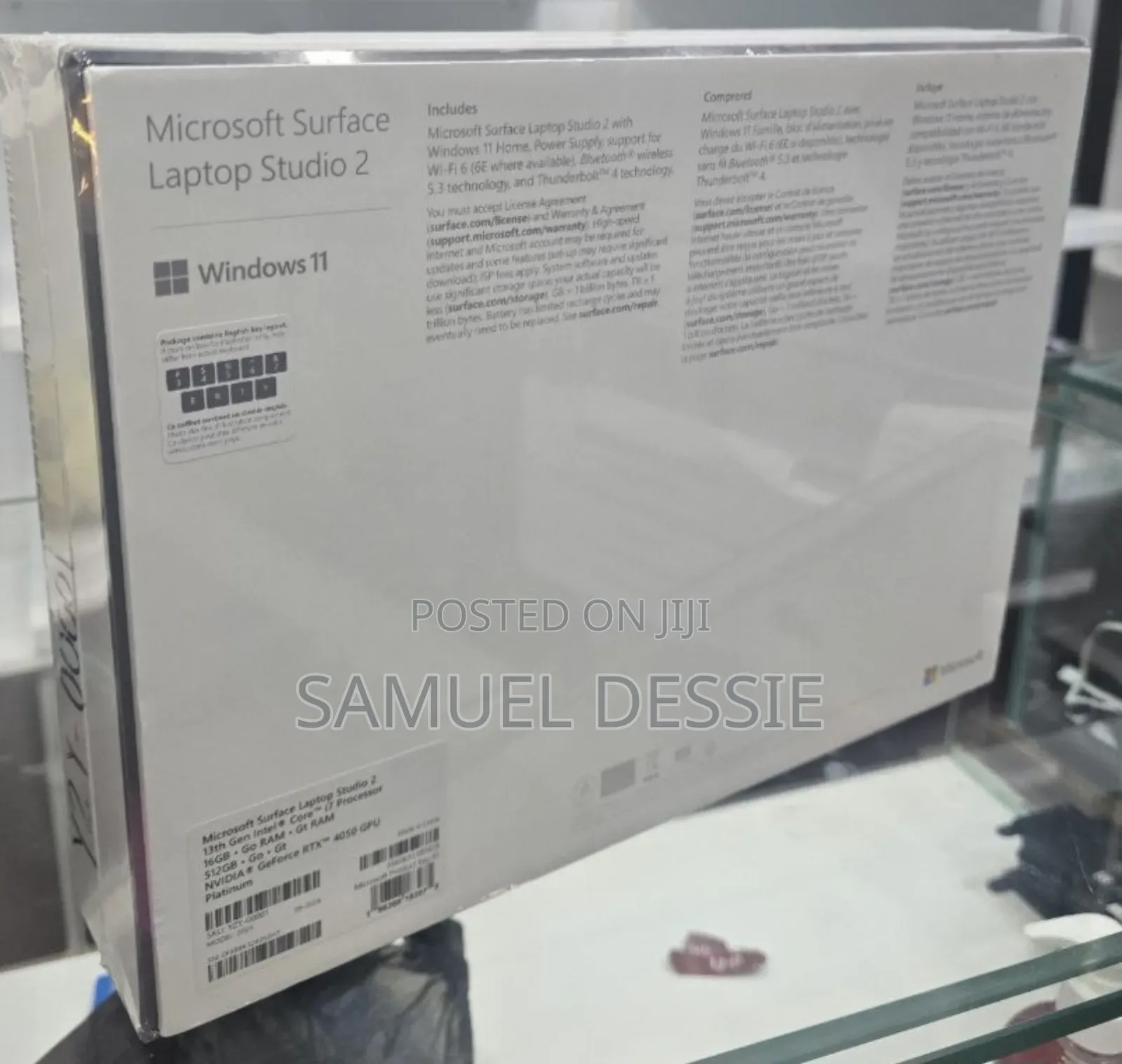 New Microsoft Surface Laptop Studio 2 16GB Intel Core i7 SSD 512GB