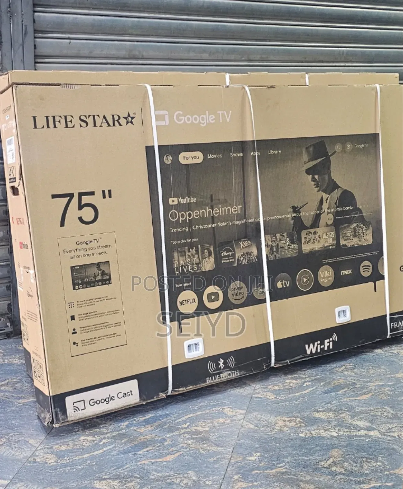 Lifstar 75 Inch Googel Smart Fremles