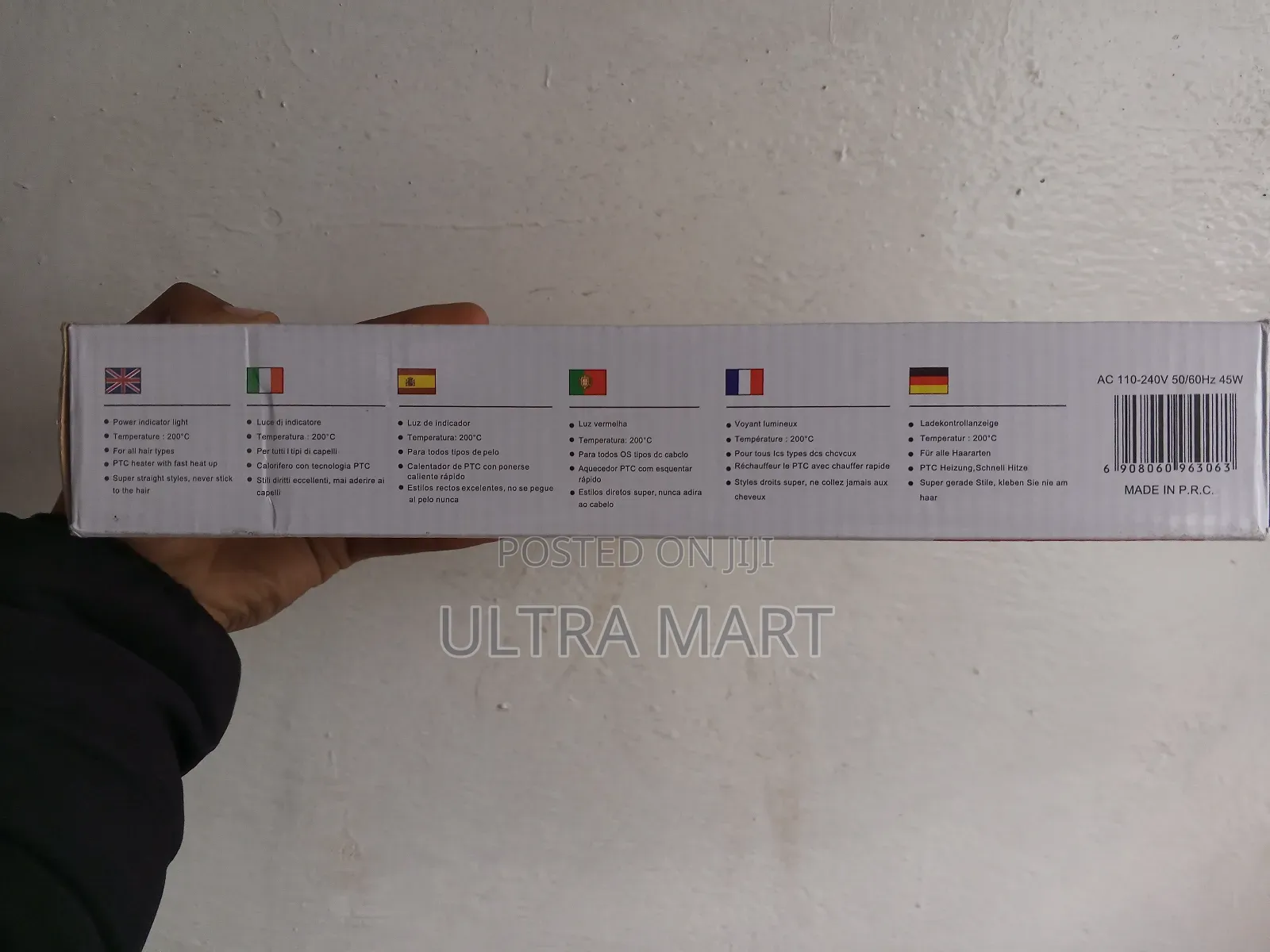 New Nova Professional Hair Straightener (Sx-8009)