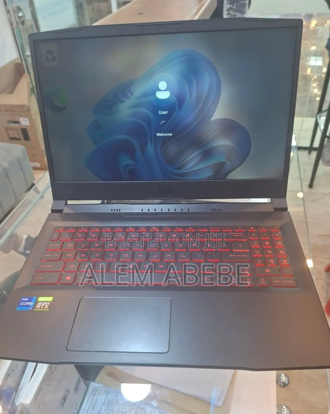 New Laptop MSI GE66 Raider 16GB Intel Core I7 SSD 1T