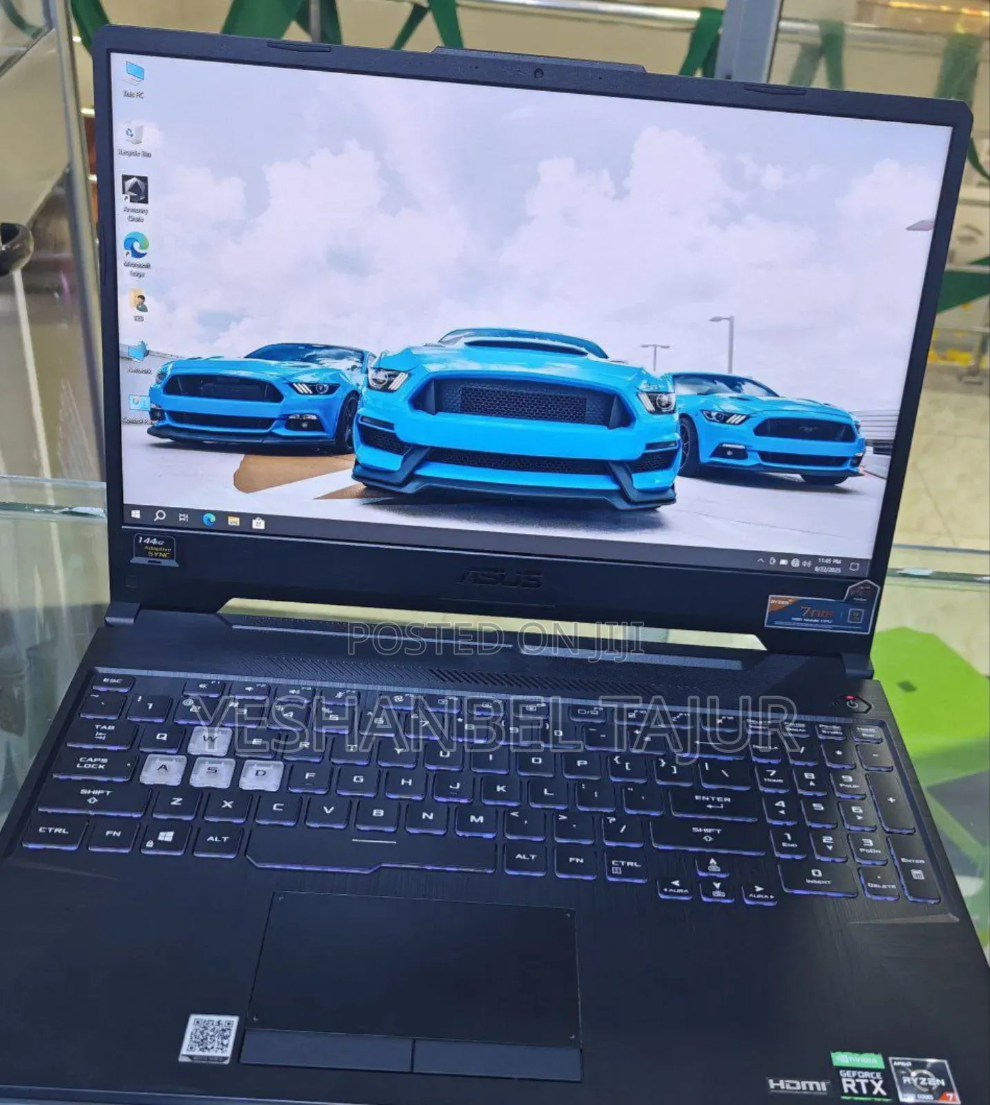 New Laptop Asus TUF Gaming A15 16GB AMD Ryzen 7 SSD 512GB