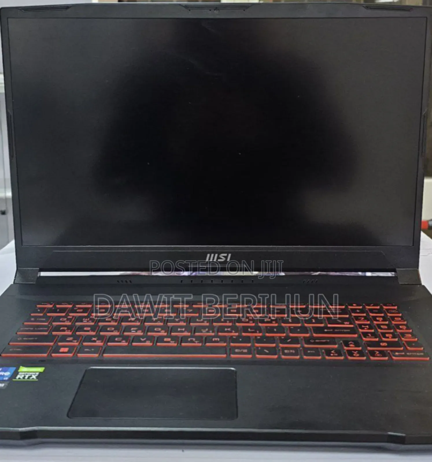 New Laptop MSI Katana GF66 16GB Intel Core I7 SSD 1T