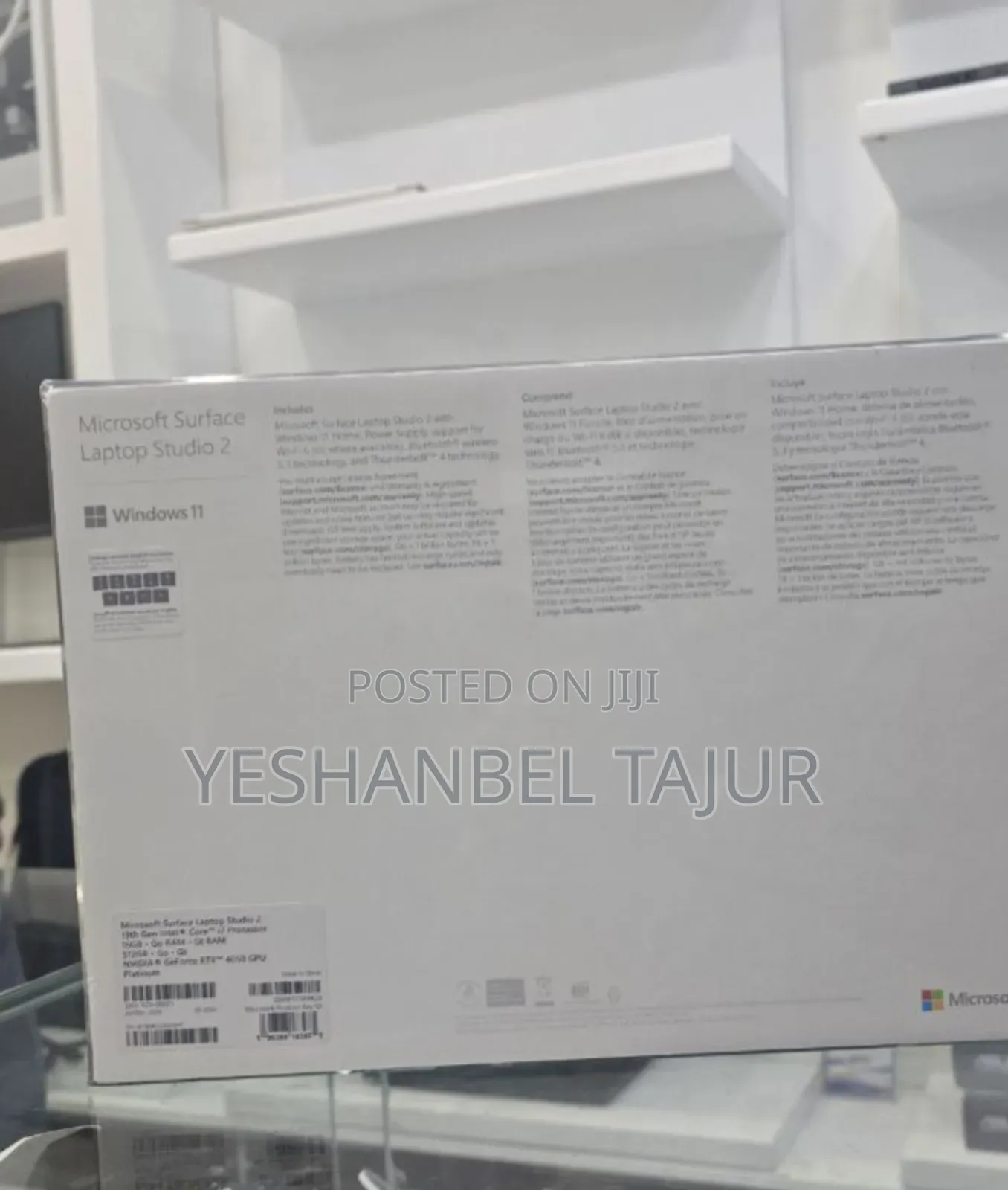 New Laptop Microsoft Surface 2 16GB Intel Core I7 SSD 512GB