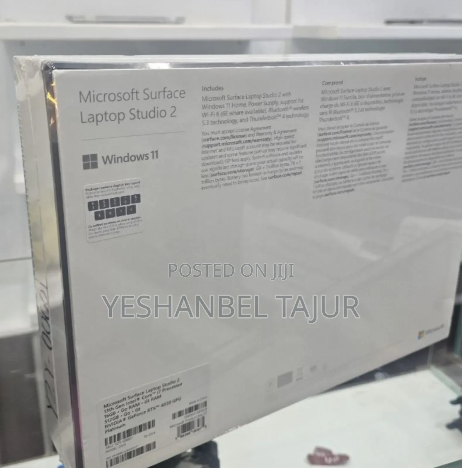 New Laptop Microsoft Surface 2 16GB Intel Core I7 SSD 512GB