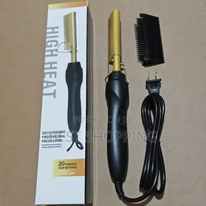 Electric Hair Styling Hot Comb ኤሌትሪክ ማበጠሪያ ማለስለሺያ