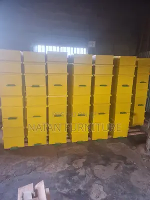 ዘመናዊ የንብ ቀፎ ተደራራቢ ሙሉ በሙሉ በዋንዛ የተሰራ የጀርመን ሞዴል