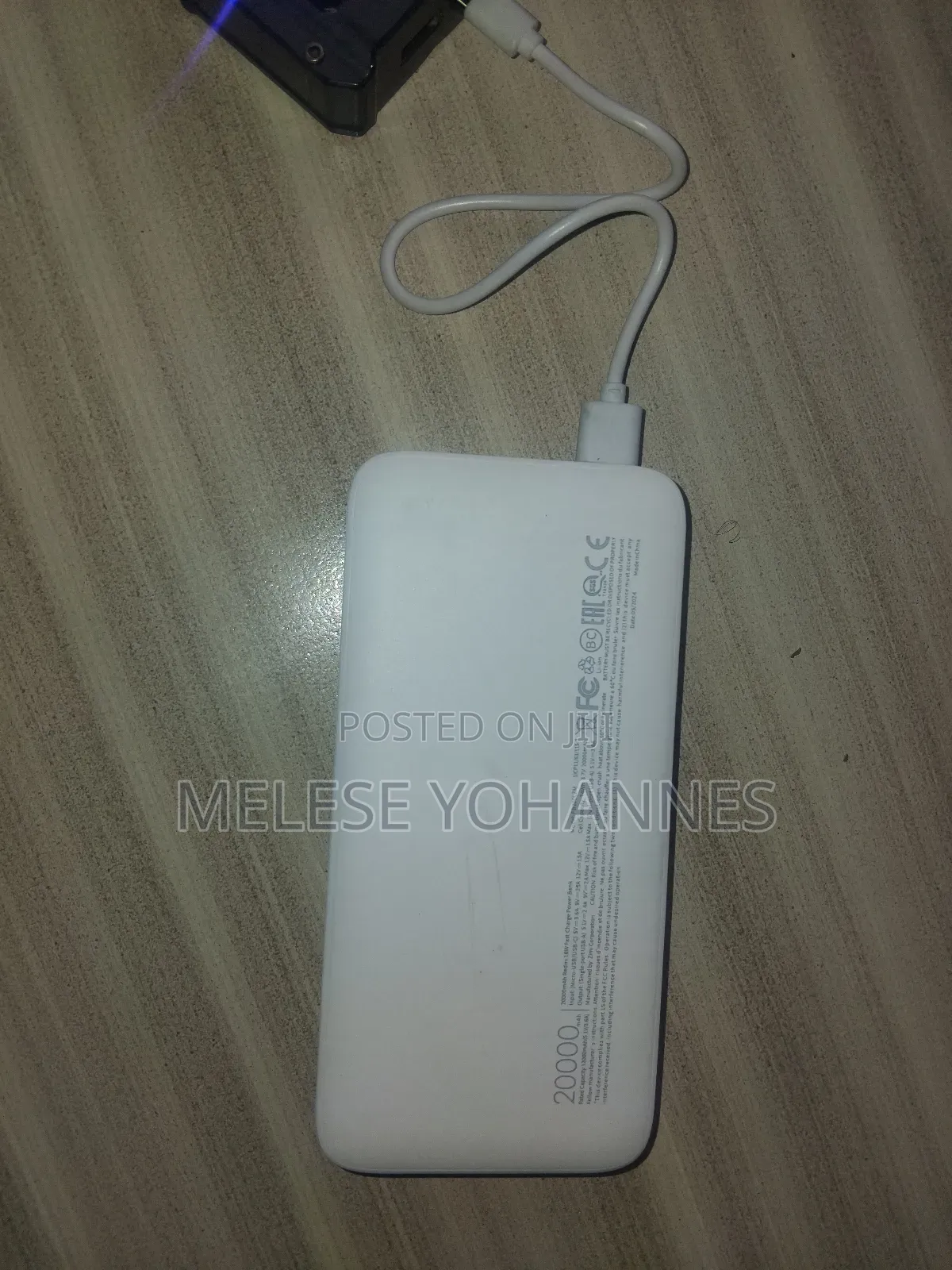 Original Power Bank Redmi 20000mah