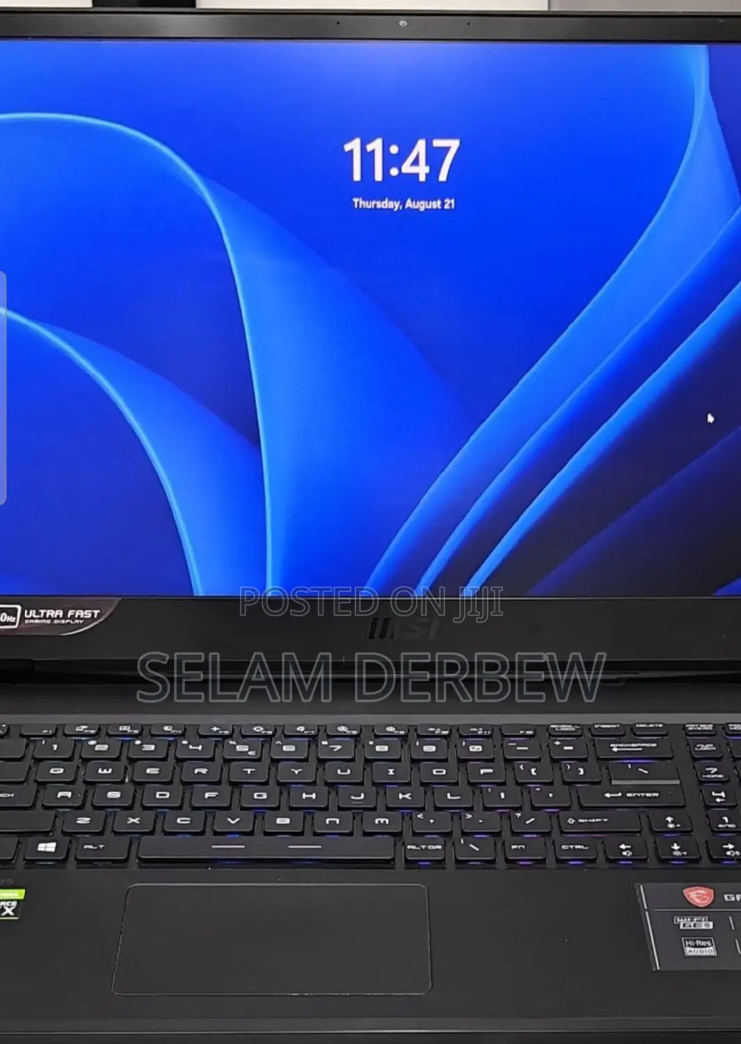 New Laptop MSI GP65 Leopard 16GB Intel Core I7 SSD 1T