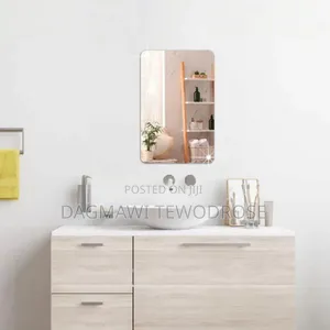 Photo - Rectangular Self-Adhesive Decorative Sticker Mirror