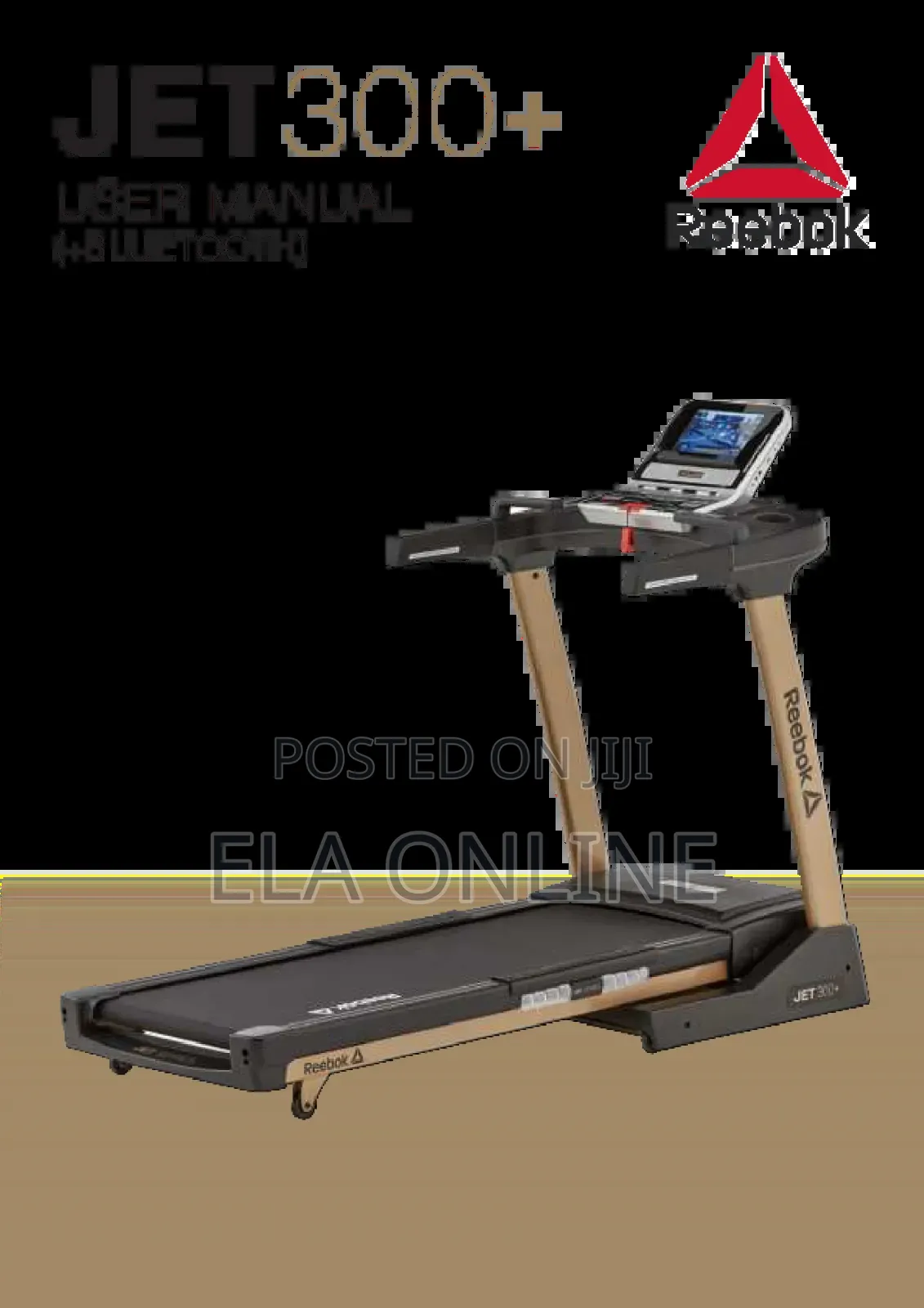 Jet 300+ Treadmill (Running Machine ሪቡክ መሮጫ አዲዳስ ማሽኖች)