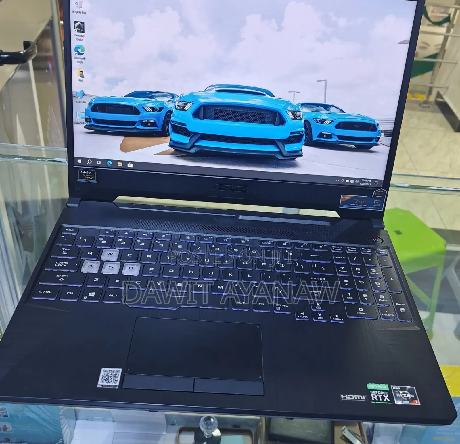 New Laptop Asus TUF Gaming A15 16GB AMD Ryzen 7 SSD 512GB