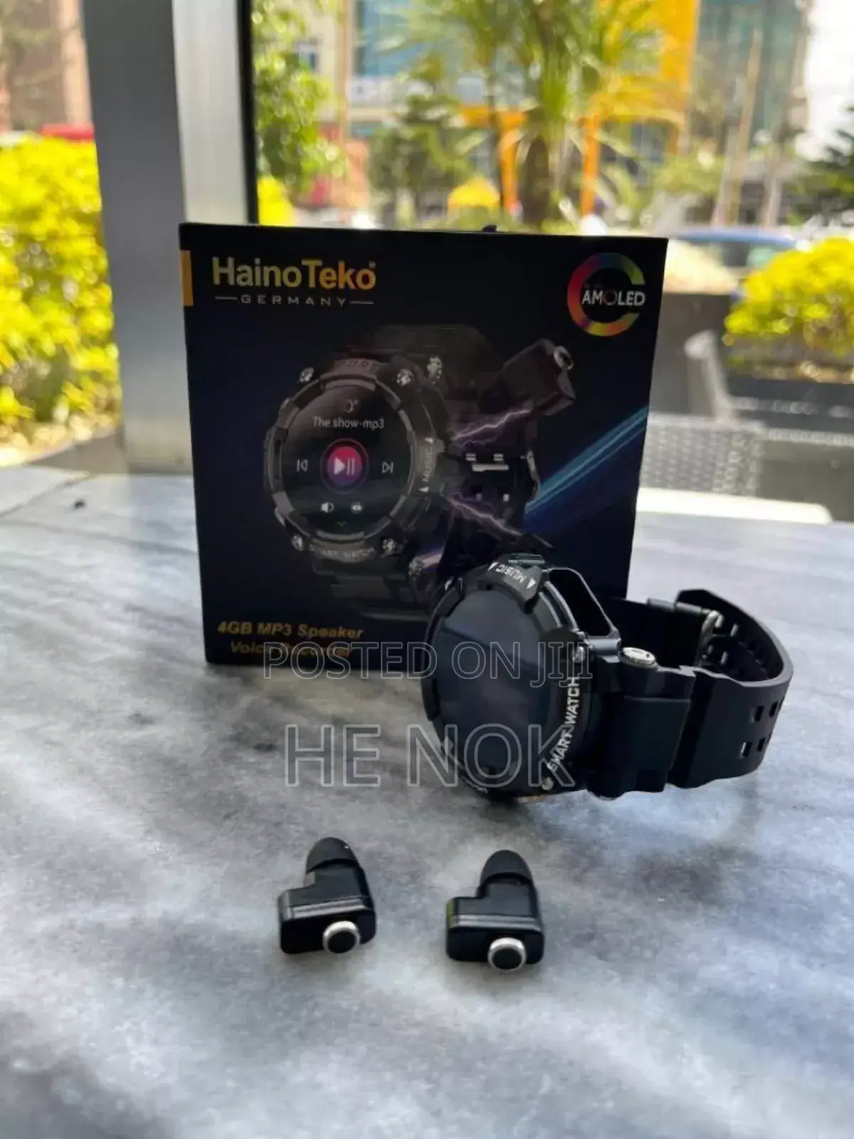 Haino Teko Germany St-5 Smart Watch and 2 Buds