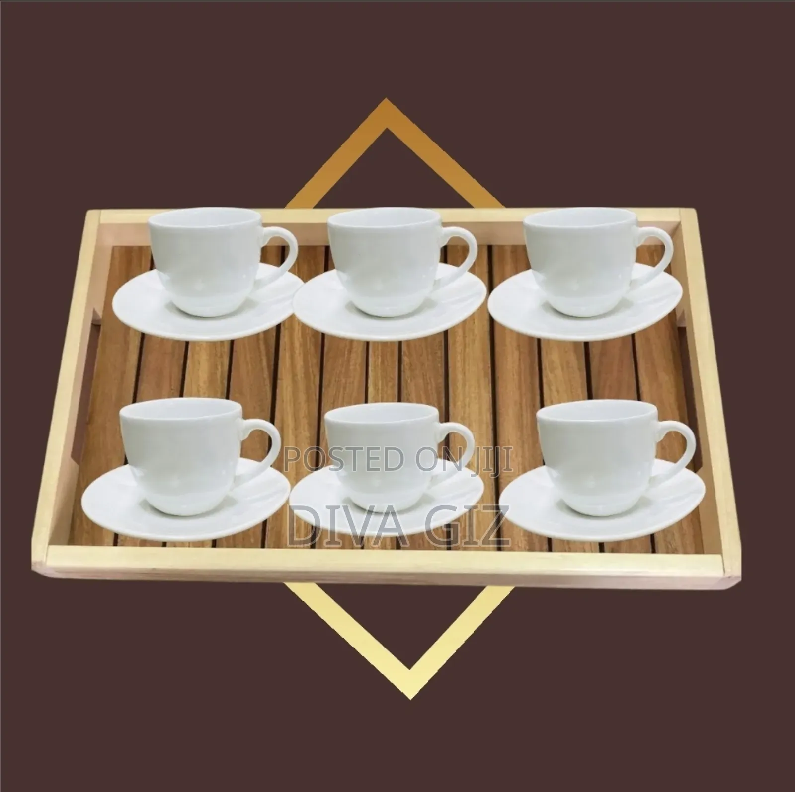 New Year's Discount 1. የጠረጴዛ ረከቦት/ ሰርቪስ መሆን የሚችል 2. 6 ስኒ