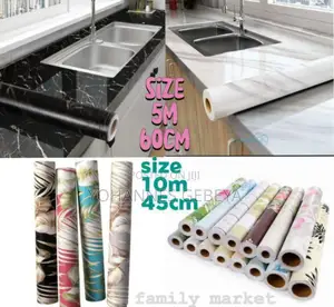 Photo - Marbel Pattern Water Proof Self Adhesive Wall Sticker