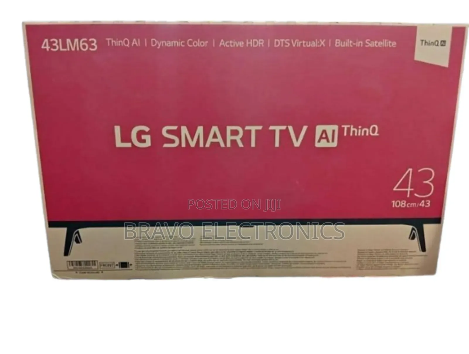 Lg 43" Smart Tv – Crystal Clear Picture Smart Features