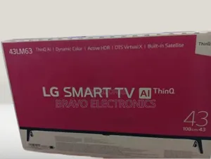 Lg 43" Smart Tv – Crystal Clear Picture Smart Features