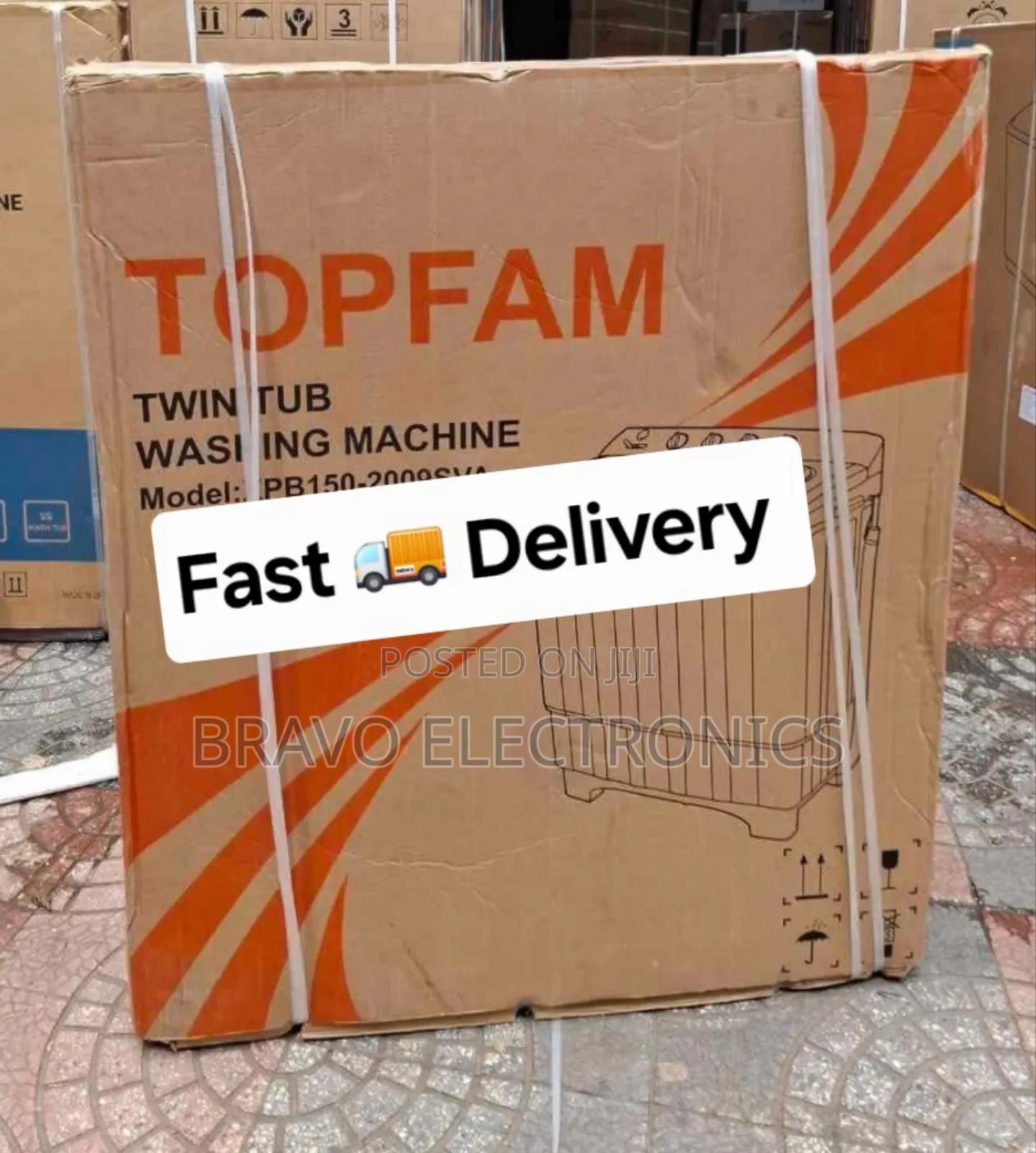 Topfam 15kg Washing Machine – Wash More, Save Time!