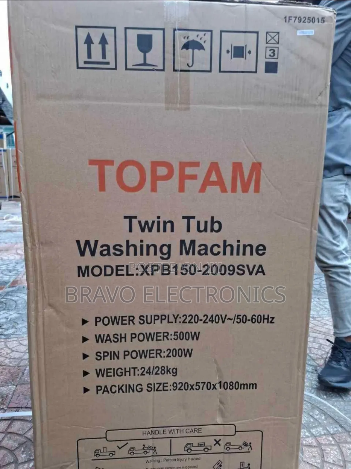 Topfam 15kg Washing Machine – Wash More, Save Time!