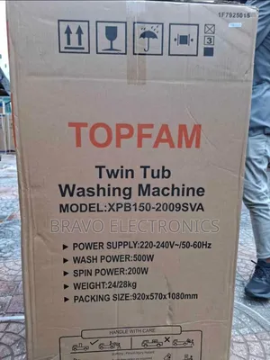 Topfam 15kg Washing Machine – Wash More, Save Time!