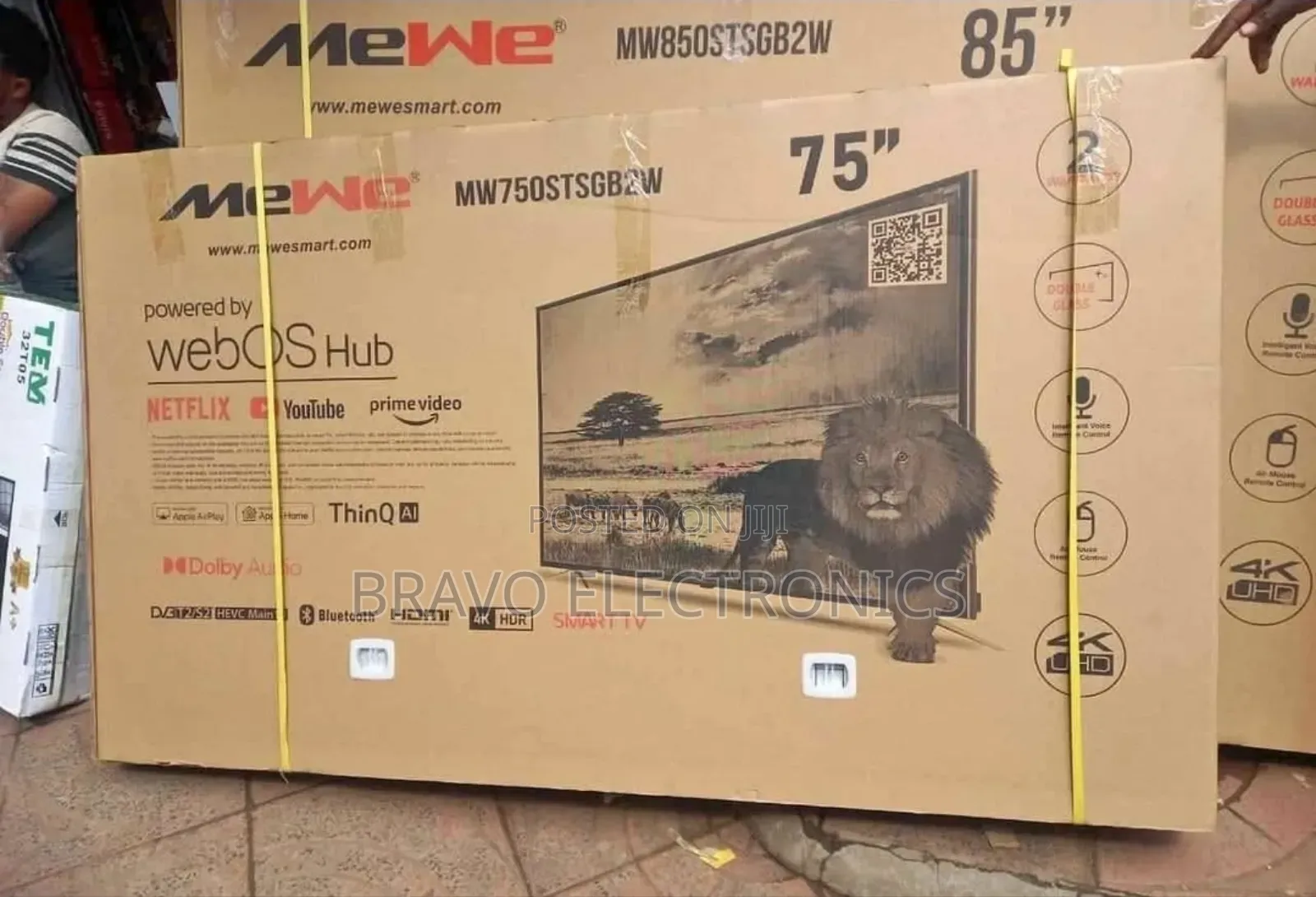 Mewe 75" Smart Tv – Ultra Hd With Webos