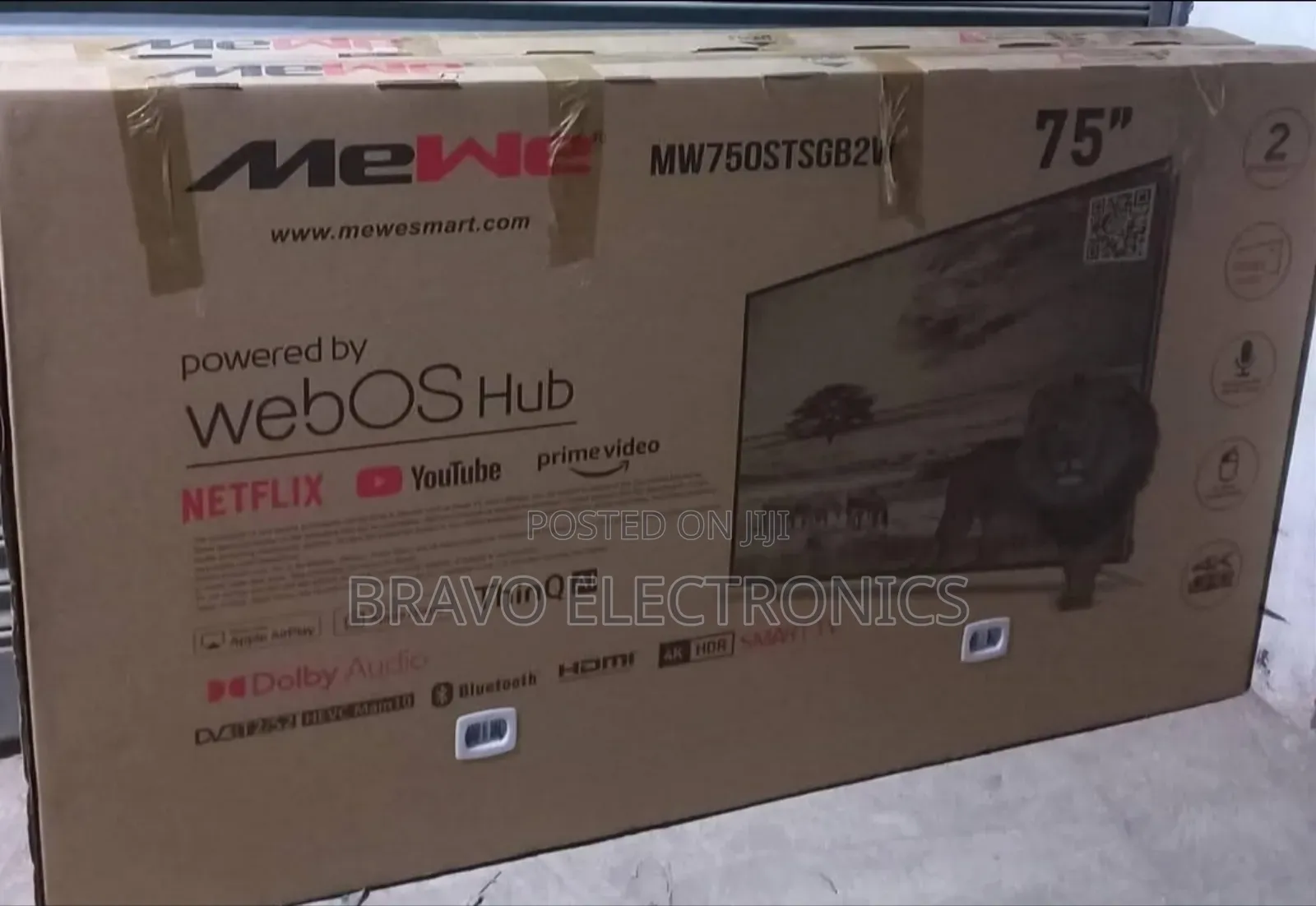 Mewe 75" Smart Tv – Ultra Hd With Webos