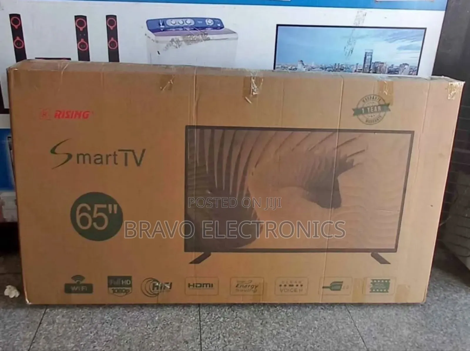 Rising 65" Uhd Smart Tv – Stunning Clarity Smart Features