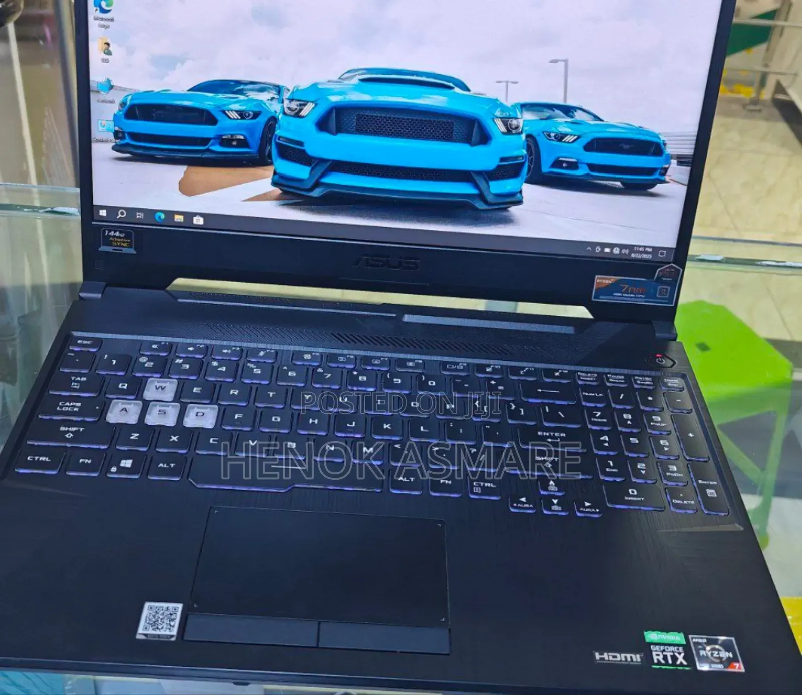 New Laptop Asus TUF Gaming A15 16GB AMD Ryzen 7 SSD 512GB