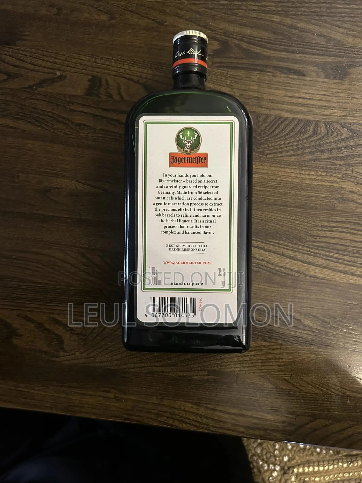 Jäegermeister Straight From Duty Free