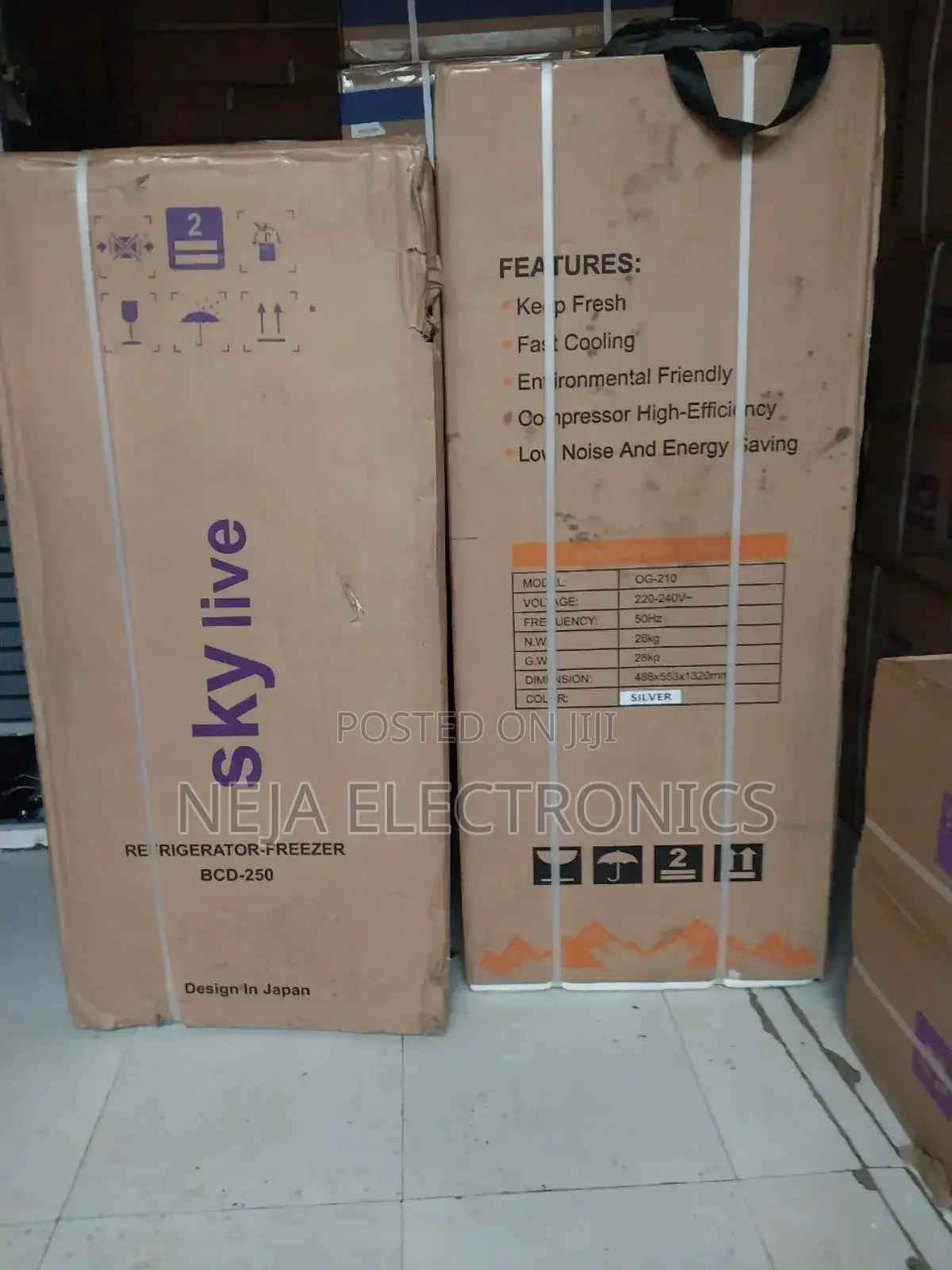 Sky Live Refrigerator 250s Fridges Deliver