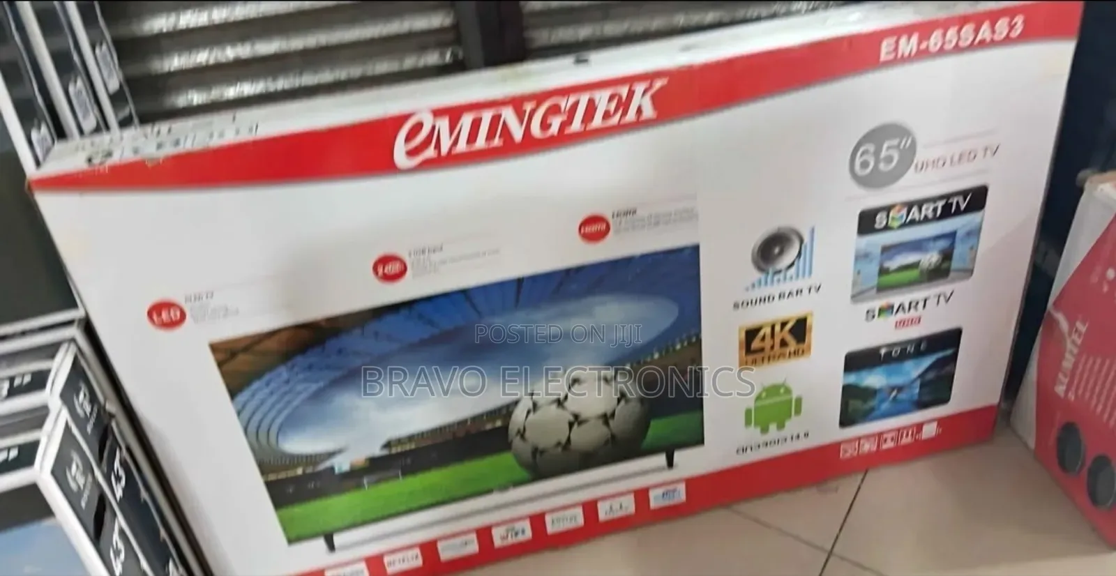 Emingtek 65" Tv 2025 – Android 14 Smart Entertainment!