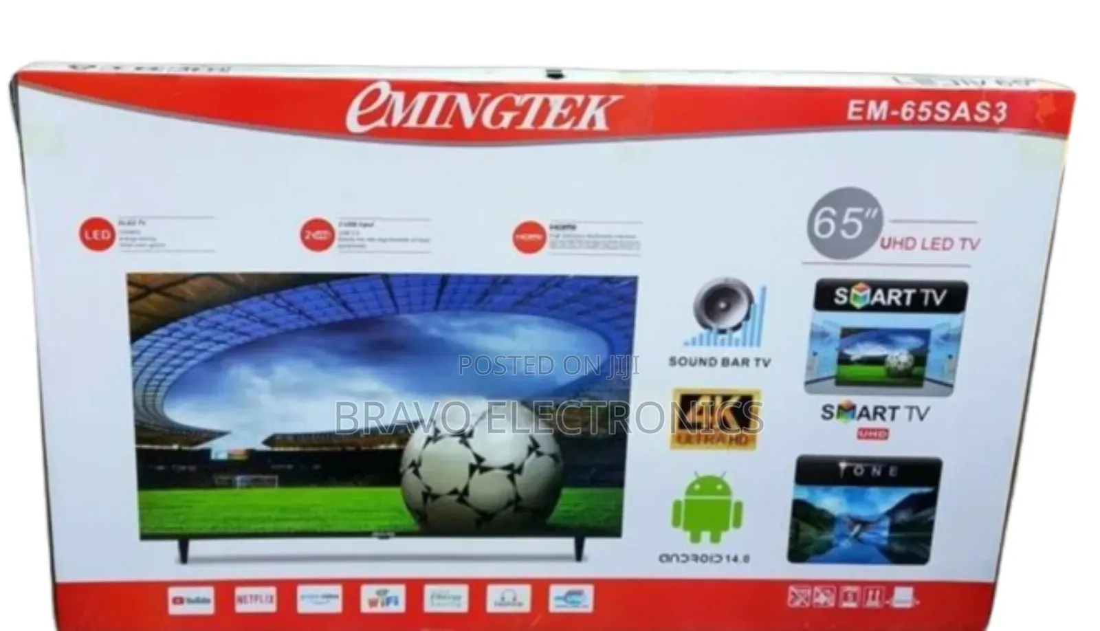 Emingtek 65" Tv 2025 – Android 14 Smart Entertainment!