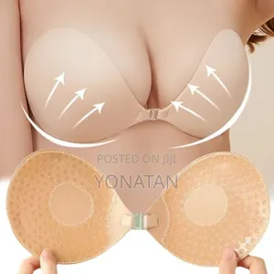 Woman's Strapless Bra Push Up Bra ገመድ አልባ ተለጣፊ ጡት ማስያዝያ