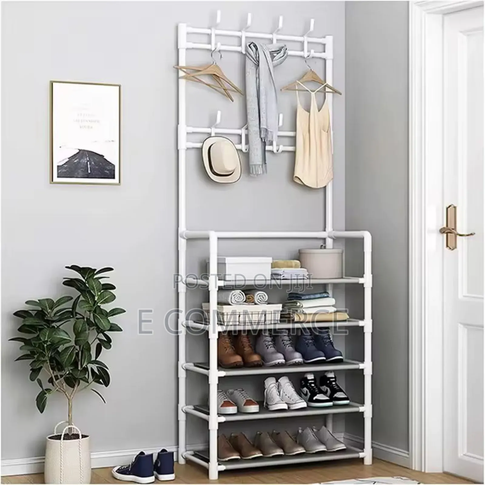 New Simple Floor Clothes Rack