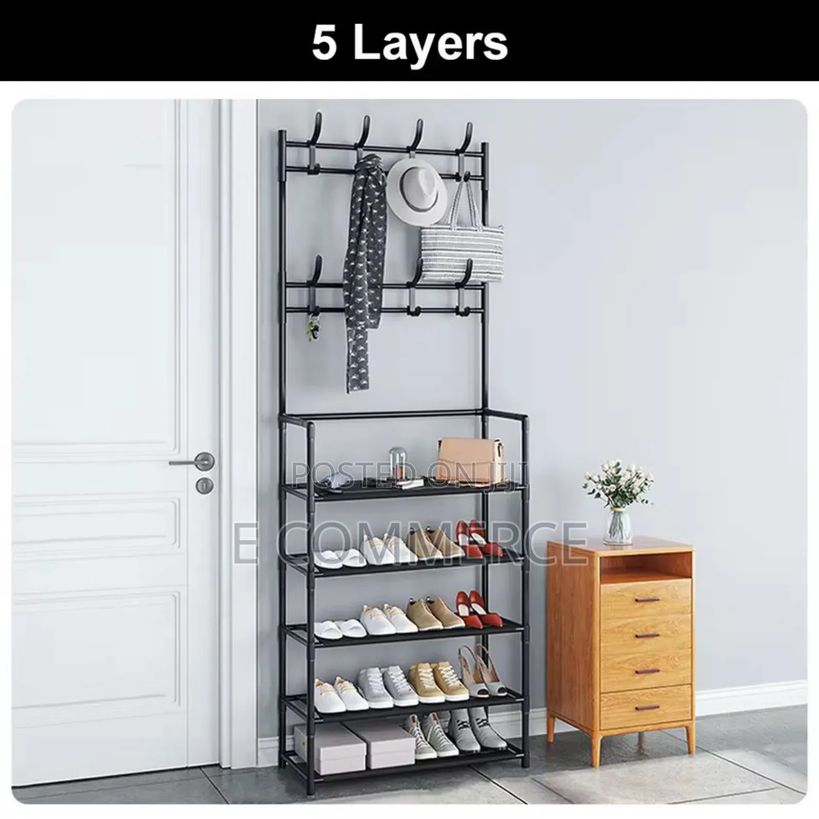 New Simple Floor Clothes Rack