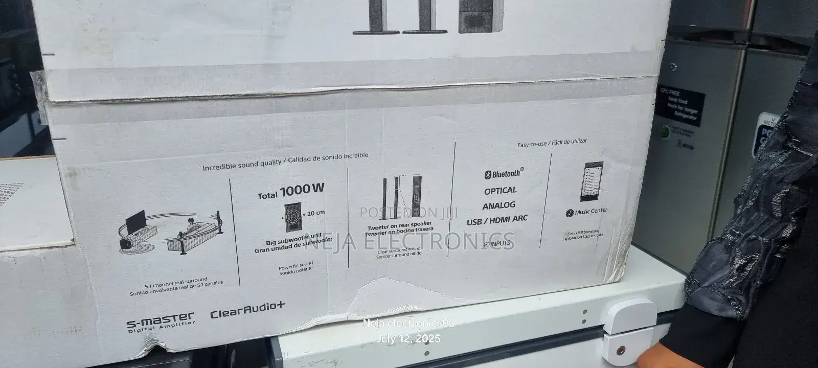 Sony Soundbar 1000w Home Theater Deliver