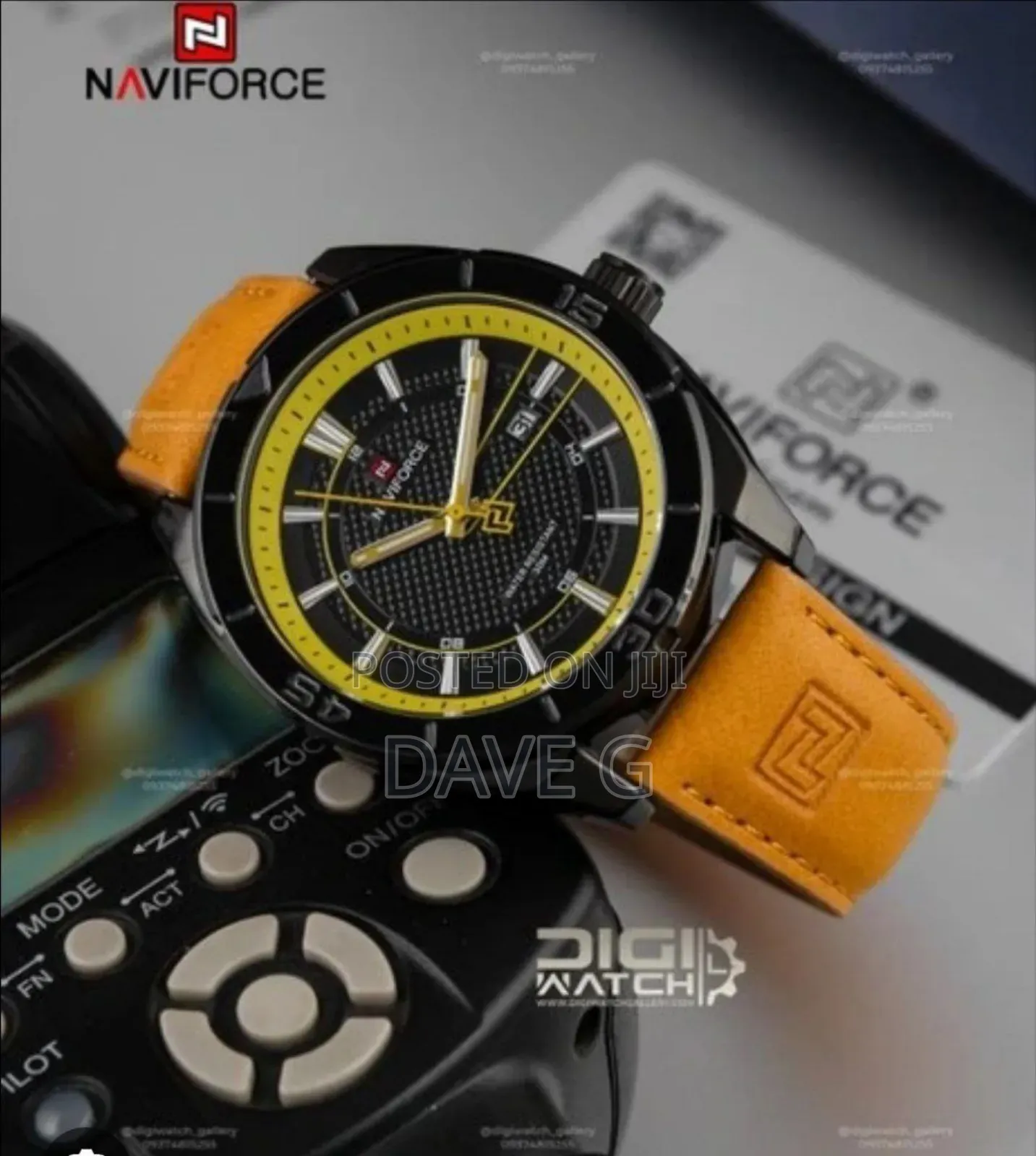 Naviforce Men's Sports Watches Luminous Watches Waterproof Casual