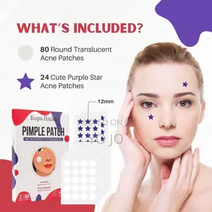 Invisible and Colored Pimple Patches