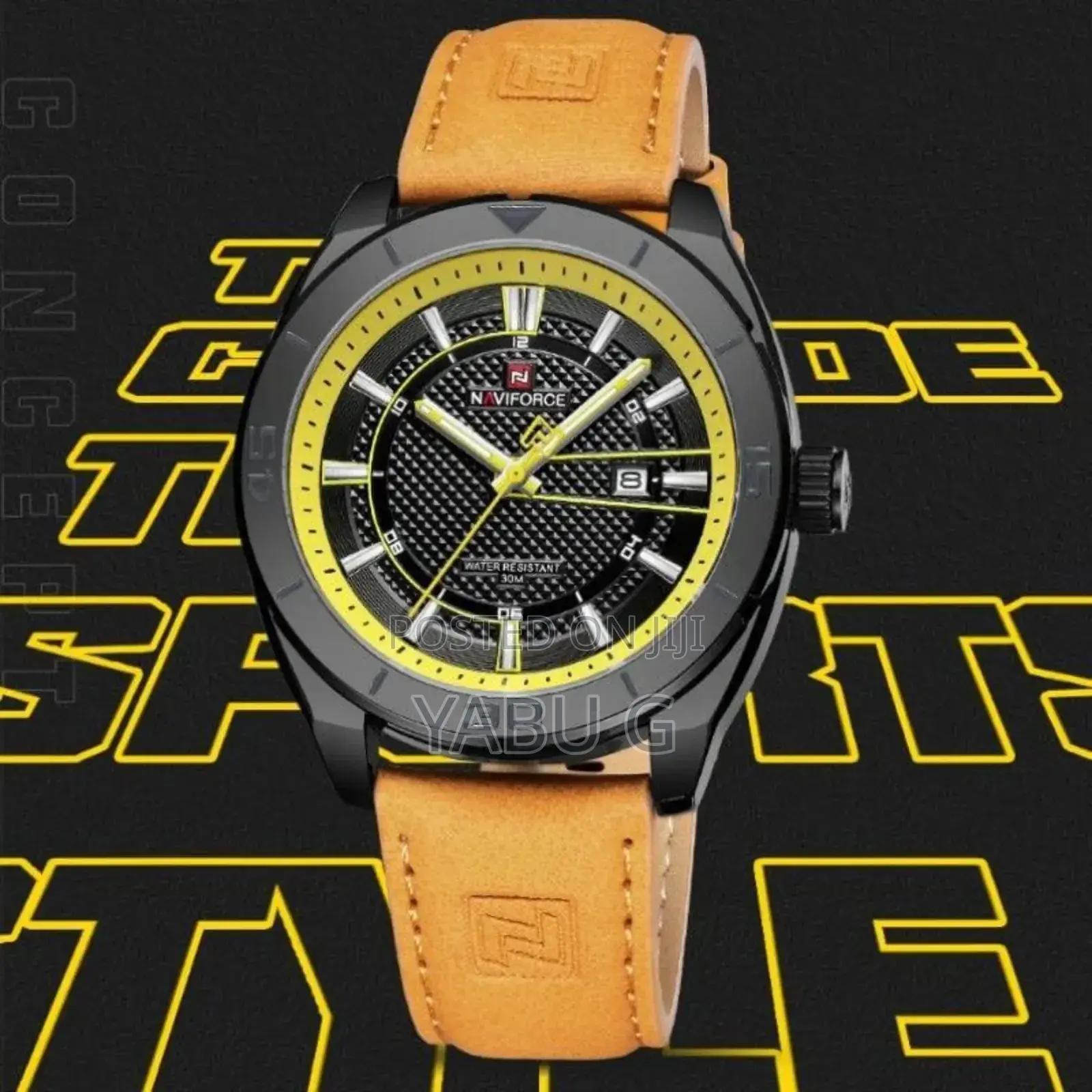 Naviforce - Fashion Men's Quartz Watch With Leather Band