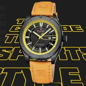 Photo - Naviforce - Fashion Men's Quartz Watch With Leather Band