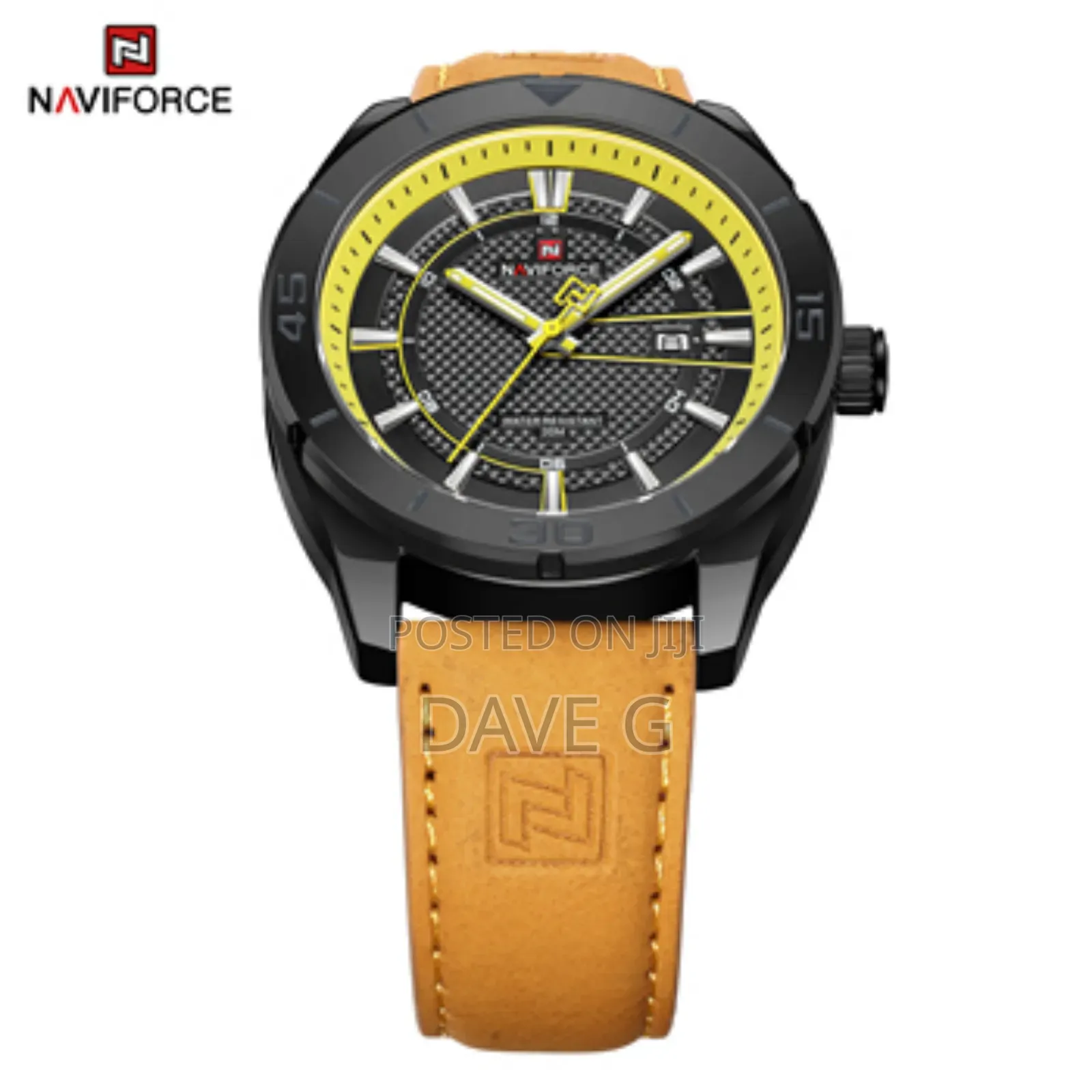 Naviforce - Fashion Men's Quartz Watch With Leather Band