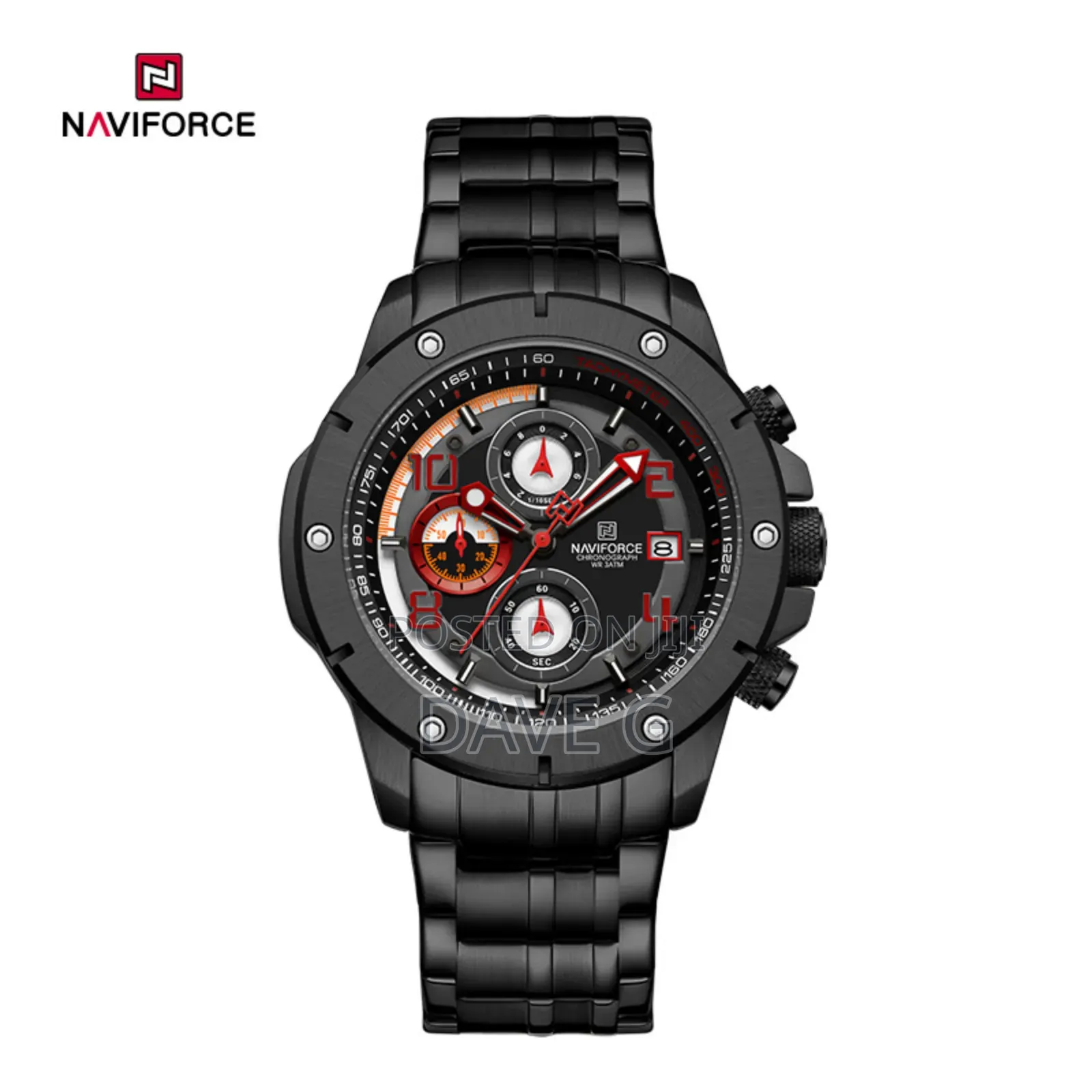 Naviforce Elitex Watch for Men Silver
Chronograph Luxury Watch