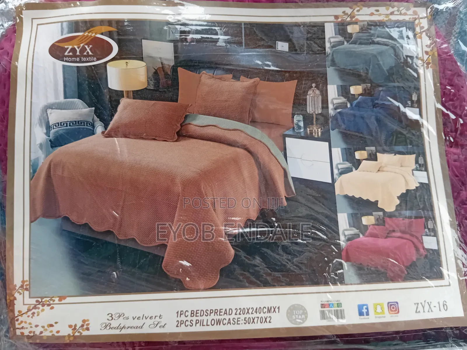 Bedsheet 3 Bedspread Set