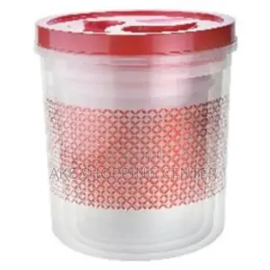 Dynasty Round Printed Airtight Plastic Containers 9 PCS Set፣ እቃ ማስቀመጫ
