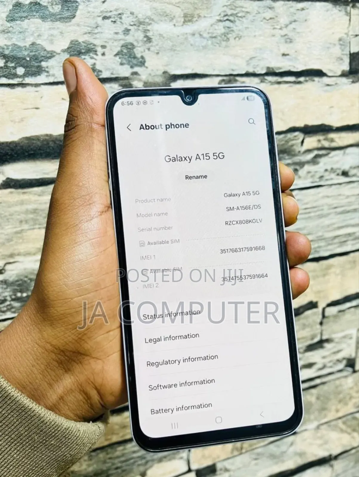 New Samsung Galaxy A15 5G 128 GB White