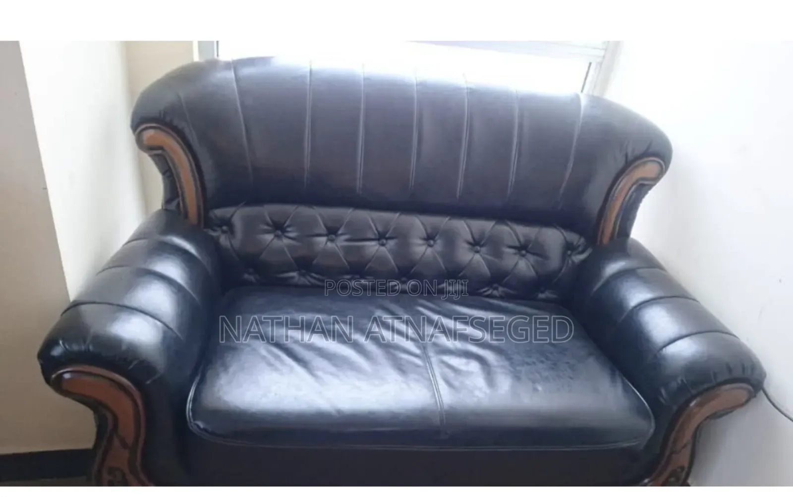Living Room Leather Sofa