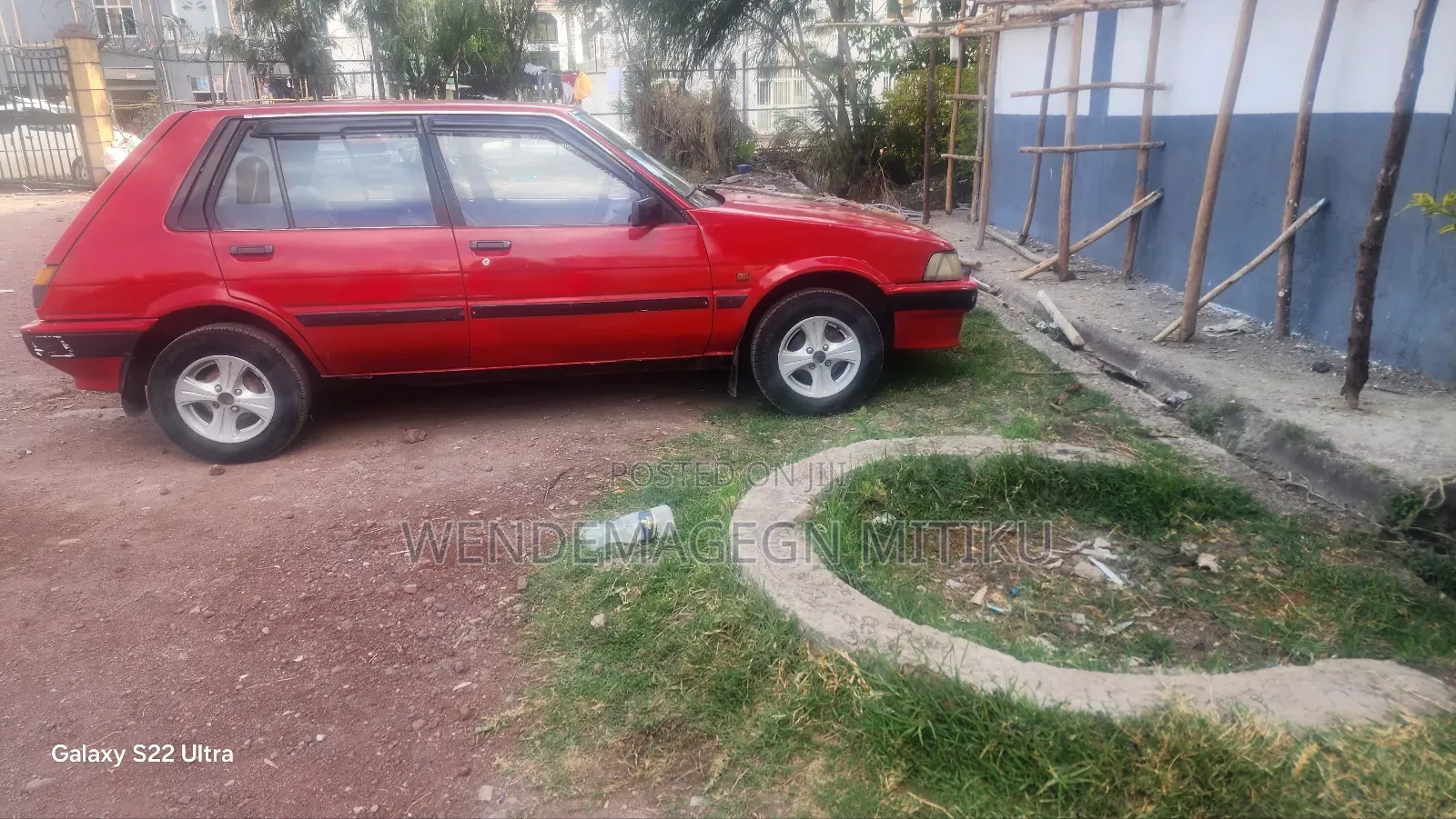 Toyota Corolla Coupe 1985 Red