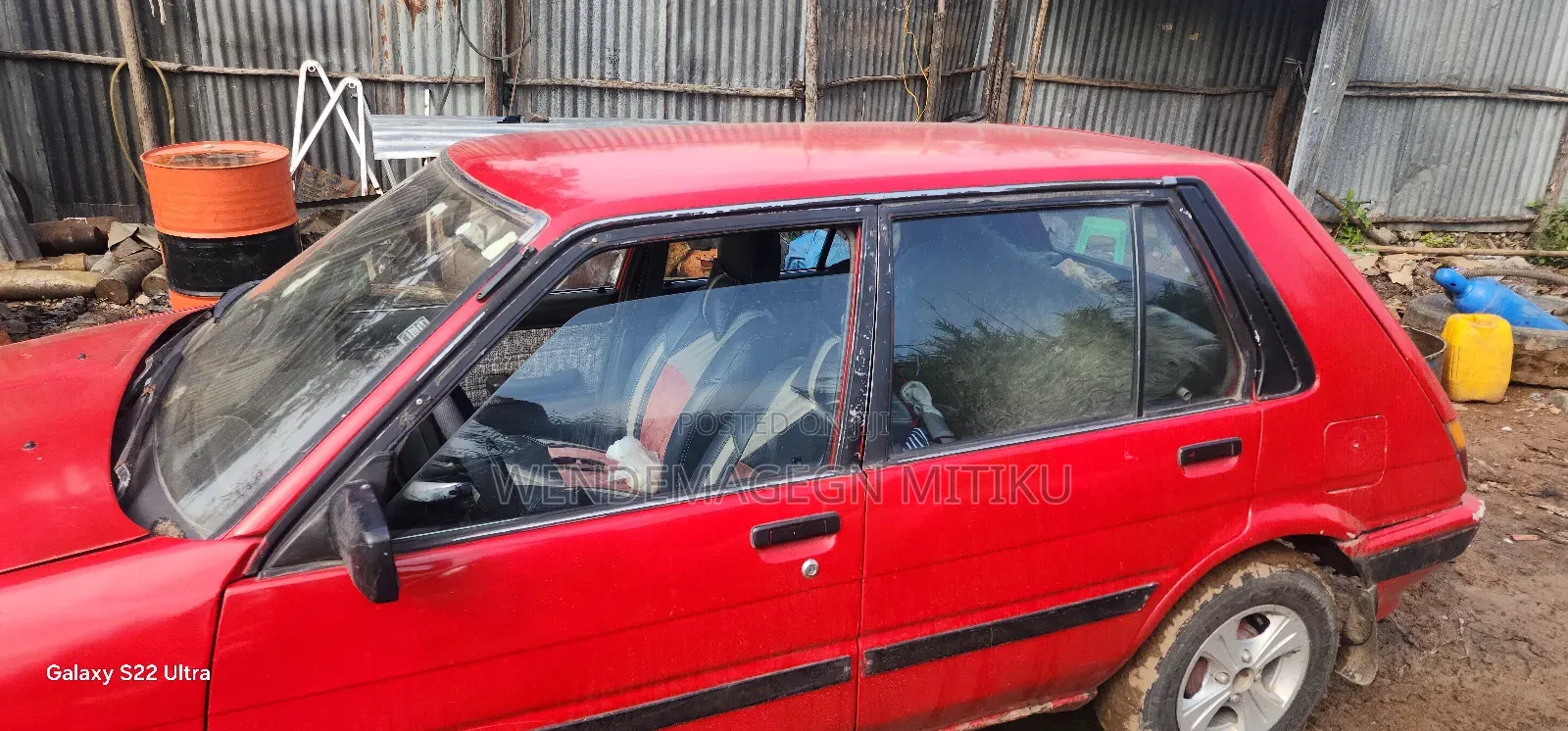 Toyota Corolla Coupe 1985 Red