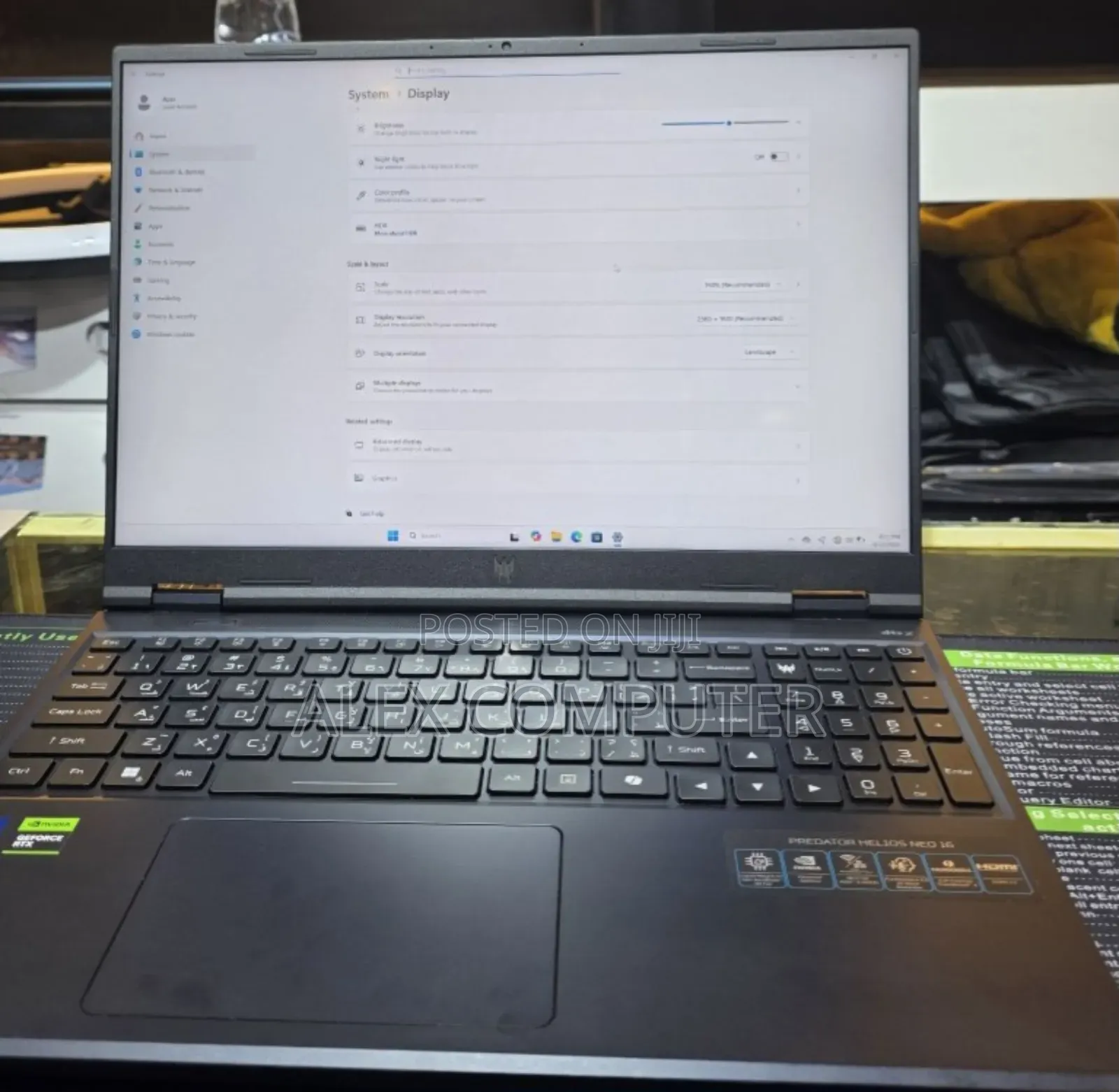 New Laptop Acer Predator Helios Neo 16 16GB Intel Core I9 SSD 1T